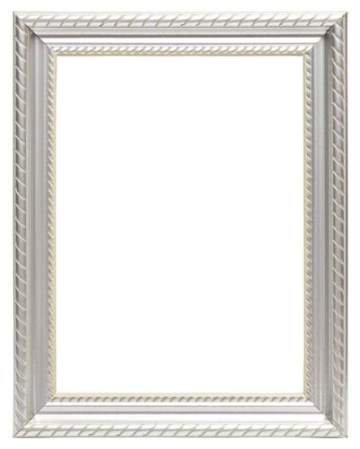 21315103 - silver frame isolated on white background